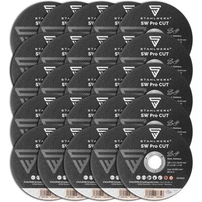 STAHLWERK Trennscheibe SW Pro CUT 25er Set 125 x 1,0 x 22,23 mm STAHLWERK Trennscheibe SW Pro CUT 25er Set 125 x 1,0 x 22,23 mm