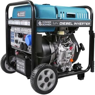 Konner & Sohnen Generator 5.5 kW Wechselrichter - Diesel - Tragbar Konner & Sohnen Generator 5.5 kW Wechselrichter - Diesel - Tragbar