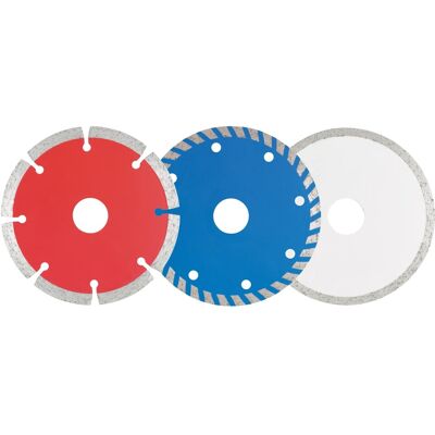 Lux-Tools - 3-Disc Set 115/110mm - Diamantscheiben Lux-Tools - 3-Disc Set 115/110mm - Diamantscheiben