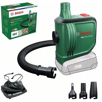 Bosch EasyInflate 18V-500 Elektrische Luftpumpe - Großvolumen Luftpumpe Bosch EasyInflate 18V-500 Elektrische Luftpumpe - Großvolumen Luftpumpe