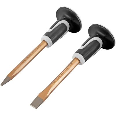 STAHLWERK - Flachmeissel Spitzmeissel 300 mm - 300 mm - Set STAHLWERK - Flachmeissel Spitzmeissel 300 mm - 300 mm - Set