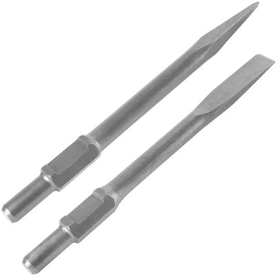STAHLWERK Meißel 2er Set Flachmeißel Spitzmeißel 30 X 380 MM Für Abbruchhammer STAHLWERK Meißel 2er Set Flachmeißel Spitzmeißel 30 X 380 MM Für Abbruchhammer