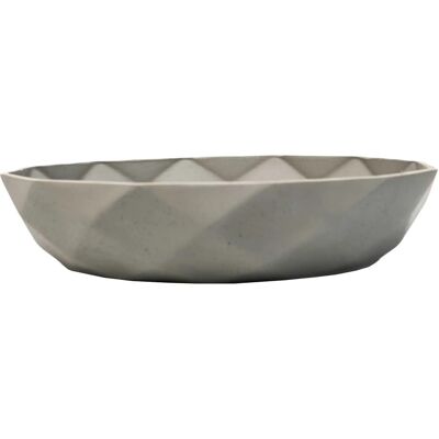 Vivanno Pflanzschale Cavero 32 cm x 32 cm x 7 cm Betongrau Vivanno Pflanzschale Cavero 32 cm x 32 cm x 7 cm Betongrau