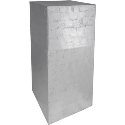 Vivanno Podest Podest 30 cm x 30 cm x 60 cm Blattsilber Vivanno Podest Podest 30 cm x 30 cm x 60 cm Blattsilber