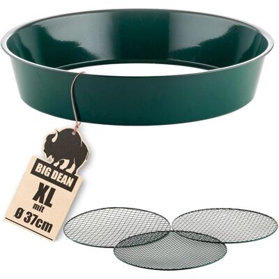 BigDean XL Gartensieb Aus Metall Durchmesser 37cm Fein Bis Grob Inkl 3 Austauschbarer Siebeinsätze 6 4 9 5 Und 12 7 Mm Erdsieb Sandsieb Kompostsieb BigDean XL Gartensieb Aus Metall Durchmesser 37cm Fein Bis Grob Inkl 3 Austauschbarer Siebeinsätze 6 4 9 5 Und 12 7 Mm Erdsieb Sandsieb Kompostsieb