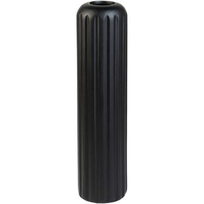 Vivanno Bodenvase Verta 20 cm x 20 cm x 80 cm Wellenschwarz Vivanno Bodenvase Verta 20 cm x 20 cm x 80 cm Wellenschwarz