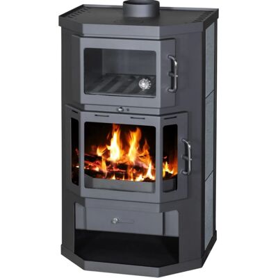 Victoria Kaminofen Taro FS Speckstein mit Backfach und 9,51 kW Victoria Kaminofen Taro FS Speckstein mit Backfach und 9,51 kW