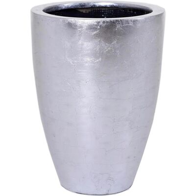 Vivanno Bodenvase Opala 40 cm x 40 cm x 55 cm Blattsilber Vivanno Bodenvase Opala 40 cm x 40 cm x 55 cm Blattsilber