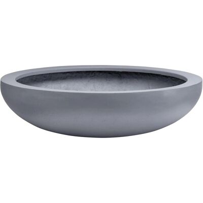 Vivanno Pflanzschale Plana 43 cm x 43 cm x 11 cm Betongrau Vivanno Pflanzschale Plana 43 cm x 43 cm x 11 cm Betongrau