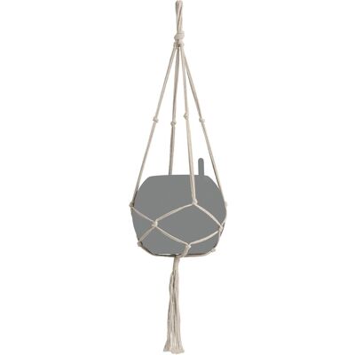 Lechuza® Hängeampel Makramee Cotton Pure 90 Natur 22 cm x 14 cm Lechuza® Hängeampel Makramee Cotton Pure 90 Natur 22 cm x 14 cm