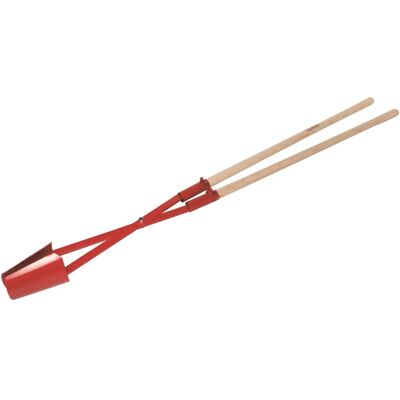 Idealspaten Gartenhandwerkzeug - Verstellbarer Lochdurchmesser 110-280mm - Rot - Gartentyp Idealspaten Gartenhandwerkzeug - Verstellbarer Lochdurchmesser 110-280mm - Rot - Gartentyp