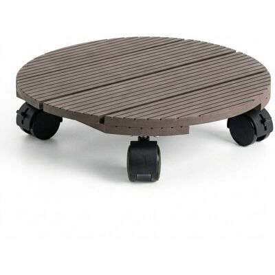 Floordirekt WPC Pflanzenroller Countess Rolluntersetzer 80 kg Belastbar Ø 30 cm Floordirekt WPC Pflanzenroller Countess Rolluntersetzer 80 kg Belastbar Ø 30 cm