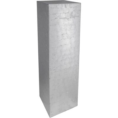 Vivanno Podest Podest 30 cm x 30 cm x 100 cm Blattsilber Vivanno Podest Podest 30 cm x 30 cm x 100 cm Blattsilber