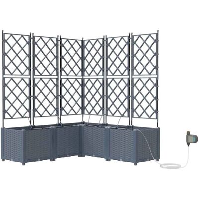 Vidaxl Gartentöpfe mit Bewässerungssystem - 5 Stück Vidaxl Gartentöpfe mit Bewässerungssystem - 5 Stück