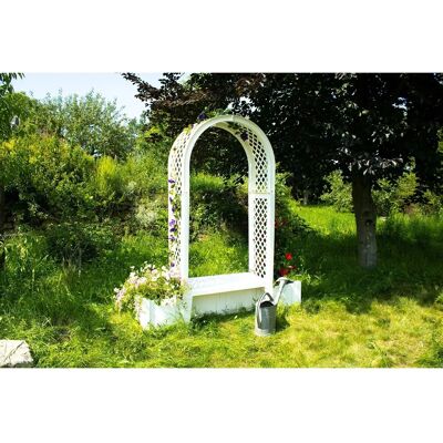 KHW Brüssel Gartenbank - Witterungsbeständig, UV-beständig, Winterfest - Garteneinrichtung KHW Brüssel Gartenbank - Witterungsbeständig, UV-beständig, Winterfest - Garteneinrichtung