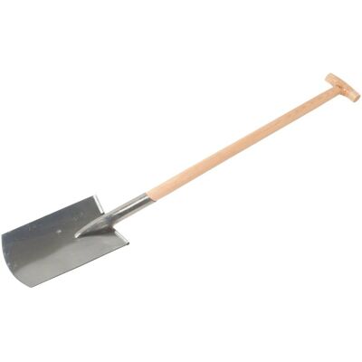 LUX-TOOLS Gärtnerspaten mit Trittkante eingestielt 85 cm LUX-TOOLS Gärtnerspaten mit Trittkante eingestielt 85 cm
