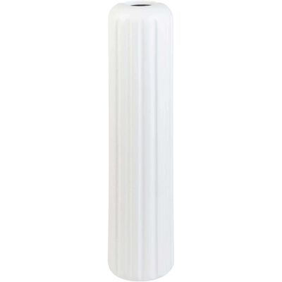 Vivanno Bodenvase Verta 20 cm x 20 cm x 80 cm Wellenweiß Vivanno Bodenvase Verta 20 cm x 20 cm x 80 cm Wellenweiß