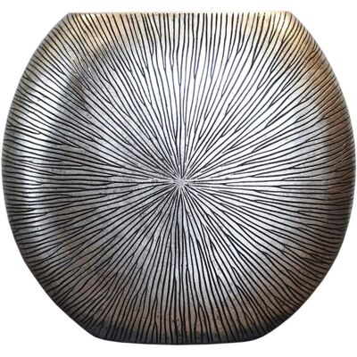 Vivanno Bodenvase Atena 55 cm x 18 cm x 50 cm Solissilber Vivanno Bodenvase Atena 55 cm x 18 cm x 50 cm Solissilber