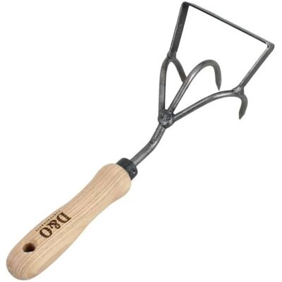 D&O Handkultivator mit Jätemesser und Holzgriff D&O Handkultivator mit Jätemesser und Holzgriff