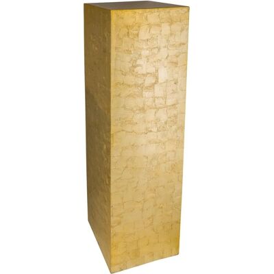 Vivanno Podest Podest 30 cm x 30 cm x 100 cm Blattgold Vivanno Podest Podest 30 cm x 30 cm x 100 cm Blattgold