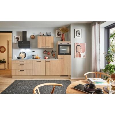 pino Küchenzeile 270 cm Eiche Aviva Anschlag rechts 1 Geräteschrank pino Küchenzeile 270 cm Eiche Aviva Anschlag rechts 1 Geräteschrank
