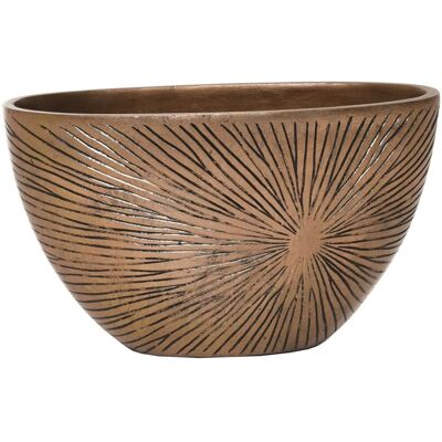 Vivanno Pflanzschale Chantant 37 cm x 18 cm x 21 cm Solisgold Vivanno Pflanzschale Chantant 37 cm x 18 cm x 21 cm Solisgold