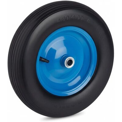 Relaxdays Schubkarrenrad PU Stahl Blau Pannensicher Kugellager 4.80 4.00-8 38,5 cm 2 kg Relaxdays Schubkarrenrad PU Stahl Blau Pannensicher Kugellager 4.80 4.00-8 38,5 cm 2 kg