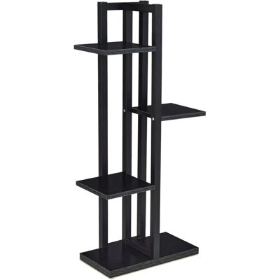 Relaxdays Blumenregal Metall Schwarz Freistehend 93 cm x 42,5 cm x 22,5 cm 5 kg Relaxdays Blumenregal Metall Schwarz Freistehend 93 cm x 42,5 cm x 22,5 cm 5 kg