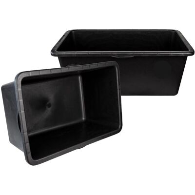 BigDean Mörtelkasten 60 Liter Eckig Miniteich Baueimer 71x40x29cm Speiswanne Zementwanne Mörtelwanne BigDean Mörtelkasten 60 Liter Eckig Miniteich Baueimer 71x40x29cm Speiswanne Zementwanne Mörtelwanne