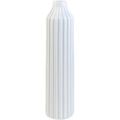 Vivanno Bodenvase Verto 20 cm x 20 cm x 80 cm Wellenweiß Vivanno Bodenvase Verto 20 cm x 20 cm x 80 cm Wellenweiß