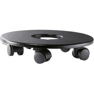 Lechuza® Rolluntersetzer Cube 40 Schwarz Ø 31 cm Lechuza® Rolluntersetzer Cube 40 Schwarz Ø 31 cm