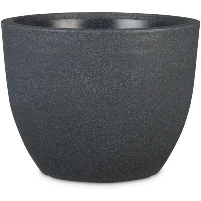 Scheurich Pflanzgefäß Padua Ø 39,6 cm x 30,7 cm Schwarz Granit Scheurich Pflanzgefäß Padua Ø 39,6 cm x 30,7 cm Schwarz Granit