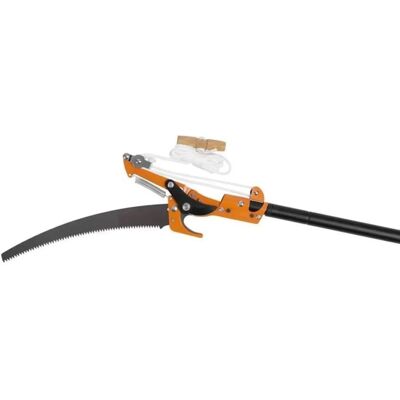PROREGAL Baumschere WOOD mit Teleskopstange 240cm Schwarz-Orange PROREGAL Baumschere WOOD mit Teleskopstange 240cm Schwarz-Orange