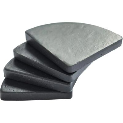 Vivanno Untersetzer Put 7 cm x 7 cm x 1 cm Anthrazit Vivanno Untersetzer Put 7 cm x 7 cm x 1 cm Anthrazit
