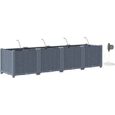 Vidaxl Gartentöpfe - Moderner Rattanstil, UV-beständig, Leicht zu Reinigen - Gartenpflanzen Vidaxl Gartentöpfe - Moderner Rattanstil, UV-beständig, Leicht zu Reinigen - Gartenpflanzen