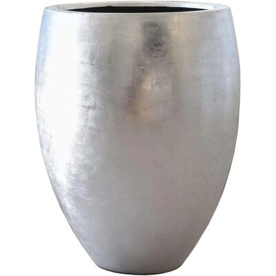 Vivanno Bodenvase Caliso 49 cm x 49 cm x 62 cm Blattsilber Vivanno Bodenvase Caliso 49 cm x 49 cm x 62 cm Blattsilber
