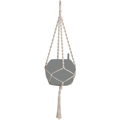Lechuza® Hängeampel Makramee Cotton Boho 90 Natur 22 cm x 14 cm Lechuza® Hängeampel Makramee Cotton Boho 90 Natur 22 cm x 14 cm