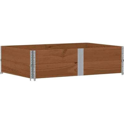 vidaXL Pflanzkasten - 150x100 cm Braun Massivholz Kiefer - Garten Pflanzkasten vidaXL Pflanzkasten - 150x100 cm Braun Massivholz Kiefer - Garten Pflanzkasten