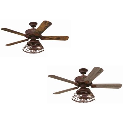 WESTINGHOUSE Deckenventilator Westinghouse Barnett Braun 122 cm mit LED Beleuchtung und Fernbedienung WESTINGHOUSE Deckenventilator Westinghouse Barnett Braun 122 cm mit LED Beleuchtung und Fernbedienung