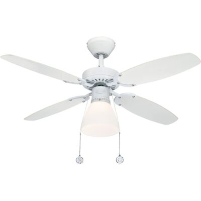 WESTINGHOUSE Westinghouse Deckenventilator Capitol Weiß 105 cm mit Beleuchtung und Zugschaltern WESTINGHOUSE Westinghouse Deckenventilator Capitol Weiß 105 cm mit Beleuchtung und Zugschaltern