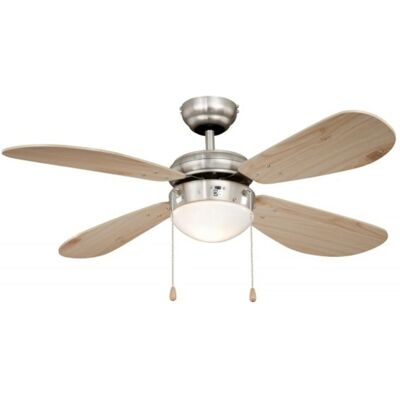 AireRyder Nickel Pine 105cm Deckenventilator - Classic - Umkehrbar, 3 Geschwindigkeiten, Beleuchtung AireRyder Nickel Pine 105cm Deckenventilator - Classic - Umkehrbar, 3 Geschwindigkeiten, Beleuchtung