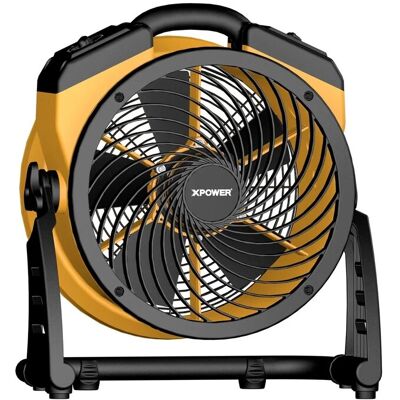 Xpower FC-100 11 Zoll 900 CFM Kompakter Mehrzweck-Luftzirkulator Gelb Xpower FC-100 11 Zoll 900 CFM Kompakter Mehrzweck-Luftzirkulator Gelb