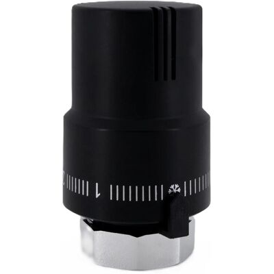 Sanicomfort Thermostatkopf Premium Schwarz Sanicomfort Thermostatkopf Premium Schwarz