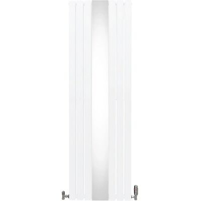Monstershop Heizkörper mit Spiegel & Chrom Thermostatventile 1800mm x 565mm Weiß Monstershop Heizkörper mit Spiegel & Chrom Thermostatventile 1800mm x 565mm Weiß