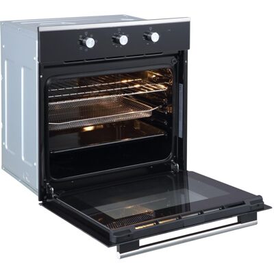PKM EBO6-60AF - Einbau-Backofen mit Airfry, 60L, Timer, Eco, schwarz PKM EBO6-60AF - Einbau-Backofen mit Airfry, 60L, Timer, Eco, schwarz