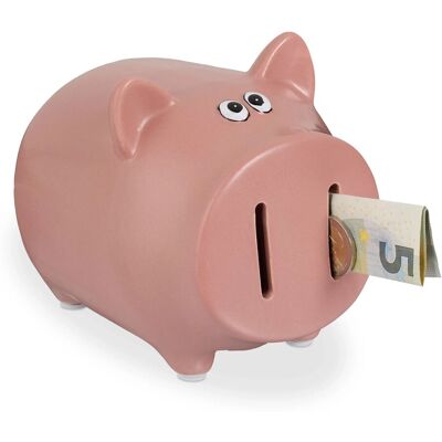 Relaxdays Sparschwein Dolomit Rosa 12,5 cm x 12 cm x 14 cm 0,5 kg Relaxdays Sparschwein Dolomit Rosa 12,5 cm x 12 cm x 14 cm 0,5 kg