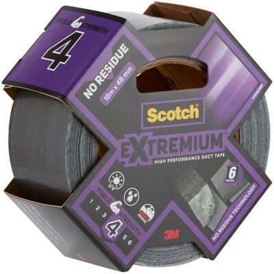 Scotch Hochleistungs-Klebeband Extremium No Residue 18,2 m x 48 mm Schwarz Scotch Hochleistungs-Klebeband Extremium No Residue 18,2 m x 48 mm Schwarz