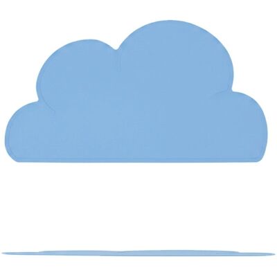 Relaxdays - Cloud Silikon-Deckmatte - Blau - Placemat Relaxdays - Cloud Silikon-Deckmatte - Blau - Placemat