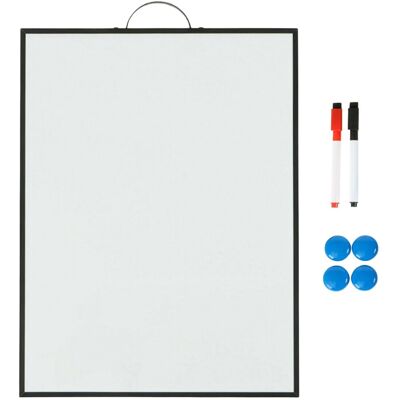Relaxdays Whiteboard Aluminium Weiß Magnetisch 40 cm x 30 cm Relaxdays Whiteboard Aluminium Weiß Magnetisch 40 cm x 30 cm