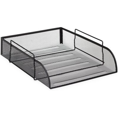Relaxdays Dokumentenablage Metall Schwarz Stapelbar 8,5 cm x 26 cm x 33,5 cm 0,36 kg Relaxdays Dokumentenablage Metall Schwarz Stapelbar 8,5 cm x 26 cm x 33,5 cm 0,36 kg
